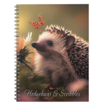 Diario para portátiles Hedgehugs & Scribbles
