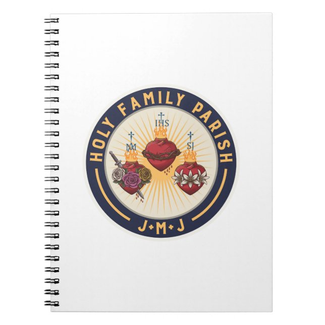 Cuaderno Diario Parroquial de la Familia Santa (Frente)