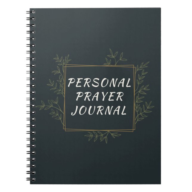 Cuaderno Diario personal de oración (Frente)