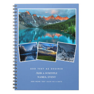 Cuaderno Diario personalizado Añadir fotos y idea de regalo