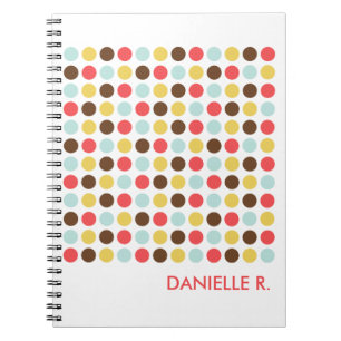 Cuaderno Diario personalizado blanco anaranjado del modelo