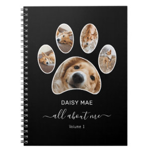 Cuaderno Diario personalizado con nombre de garra y fotos d
