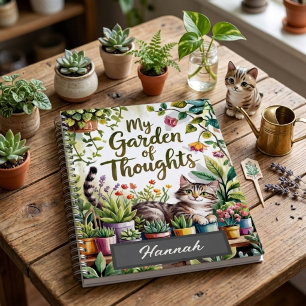 Cuaderno Diario Personalizado de Acuarela para Amantes de G