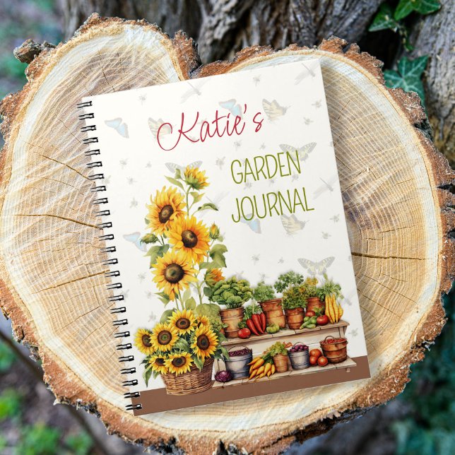 Cuaderno Diario Personalizado de Jardín de Verduras (Subido por el creador)