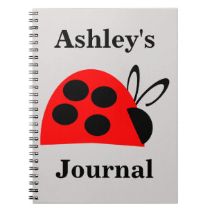 Cuaderno Diario personalizado de la brota roja