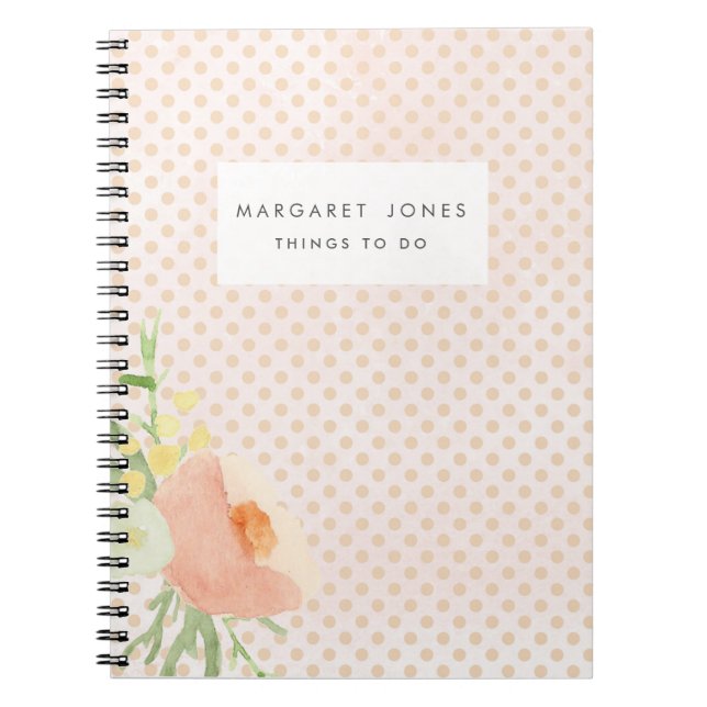 Cuaderno Diario personalizado de mamá de Día de la Madre (Frente)