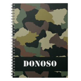 Cuaderno Diario personalizado de tonos de la Tierra