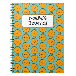 Cuaderno Diario personalizado del Personalizable Naranja de