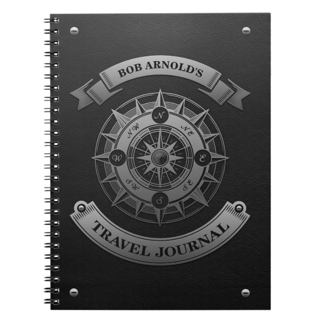 Cuaderno Diario personalizado del viaje (Frente)