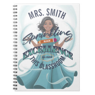Cuaderno Diario Personalizado 'Esparciendo Excelencia Negra