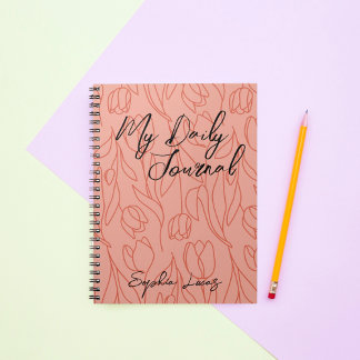 Cuaderno Diario Personalizado Moderno y Tendencial Diario