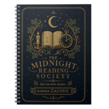 Diario personalizado para lectores de Dark Academi