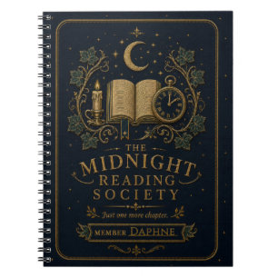 Cuaderno Diario personalizado para lectores de Dark Academi