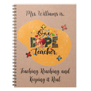 Cuaderno Diario personalizado para un profesor genial