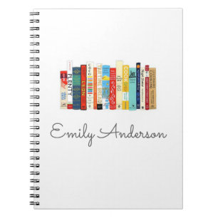 Cuaderno diario personalizado personalizado colorido de la