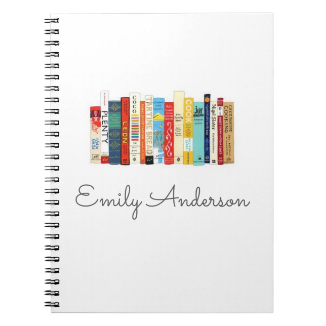 Cuaderno diario personalizado personalizado colorido de la (Frente)