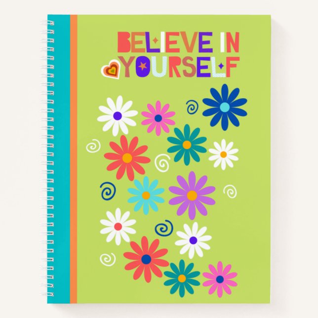 Cuaderno Diario, Personalizado portátil de 8,5" x 11" espir (Anverso)