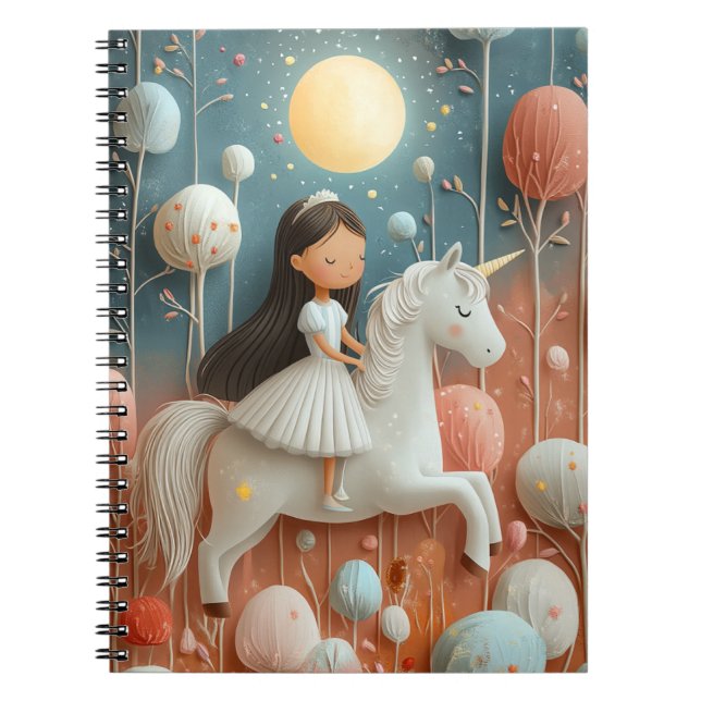 Cuaderno Diario Princess Adventure Unicorn - Whimsical (Frente)