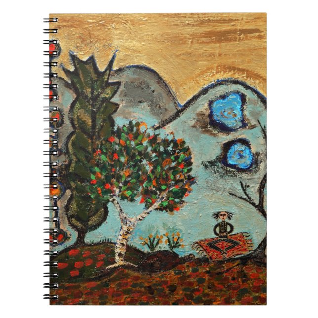Cuaderno Diario principal Meditating (Frente)