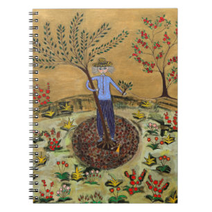 Cuaderno Diario principal Meditating