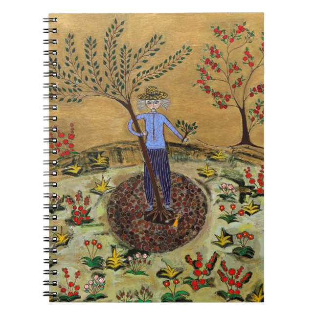Cuaderno Diario principal Meditating (Frente)