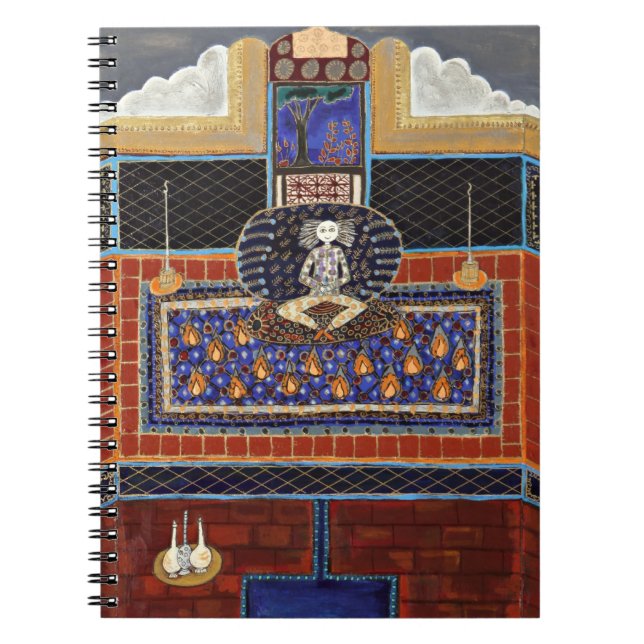 Cuaderno Diario principal Meditating (Frente)