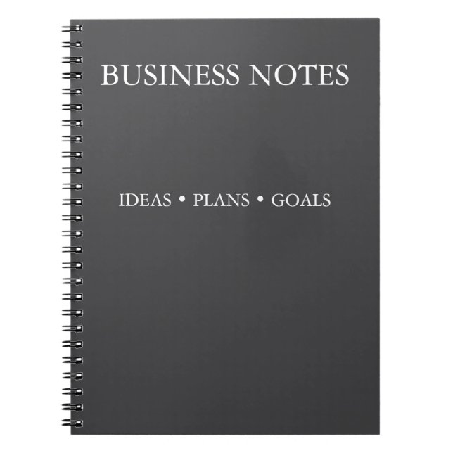 Cuaderno Diario profesional para reuniones e ideas (Frente)