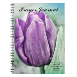 Cuaderno Diario Purple Tulip Prayer