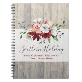 Cuaderno Diario Rustic Wood & Southern Country Cotton