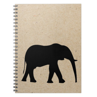 Cuaderno diario sellado tinta del elefante