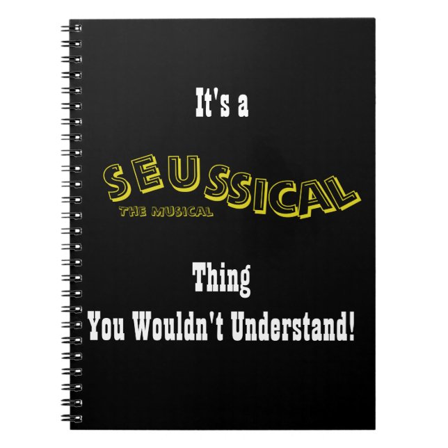 Cuaderno Diario Seussical (Frente)