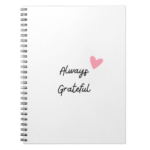 Cuaderno Diario siempre agradecido
