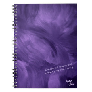 Cuaderno Diario SPWW de Violeta Niebla Púrpura de Flujo Lib