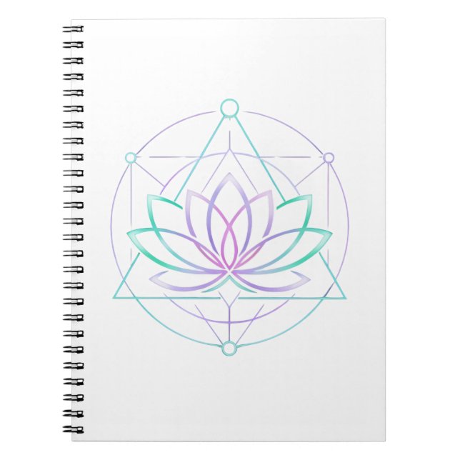 Cuaderno Diario Still I Bloom Neon Lotus (Frente)