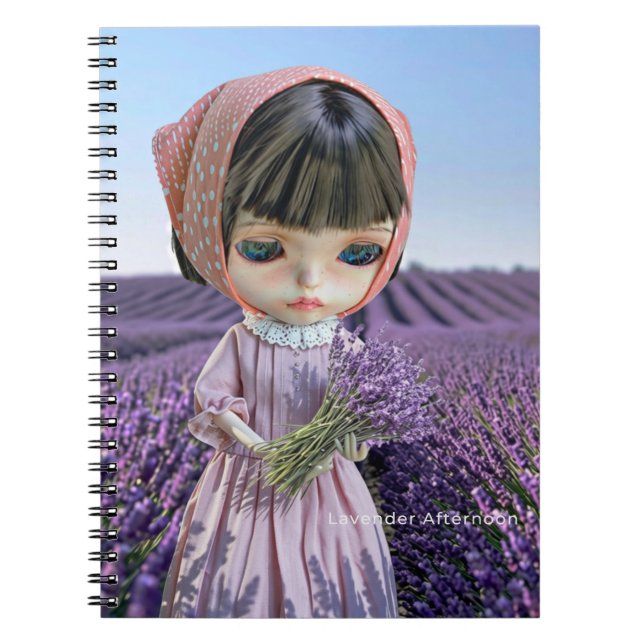 Cuaderno Diario ・Tarde de lavanda (Frente)
