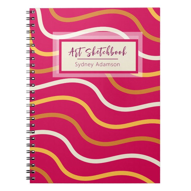 Cuaderno Diario temático de BOHO personalizado/ (Frente)