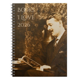 Cuaderno Diario Victoriano Gentleman Leyendo 2026