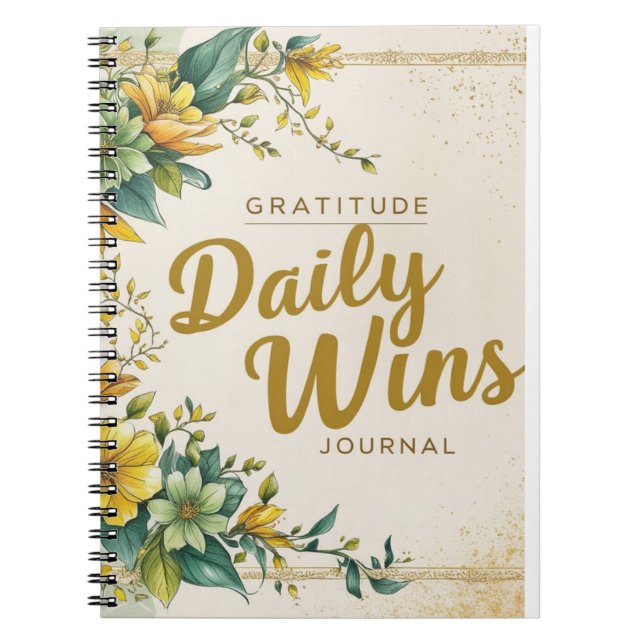Cuaderno Diario Wins-Gratitude (Frente)