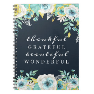 Cuaderno Diario y bloc de notas floral de presupuesto Inspi