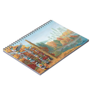 Cuaderno Diario y libros de arte de Tótem de Vancouver para
