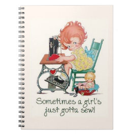 Cuaderno Diarios: Conseguir coser