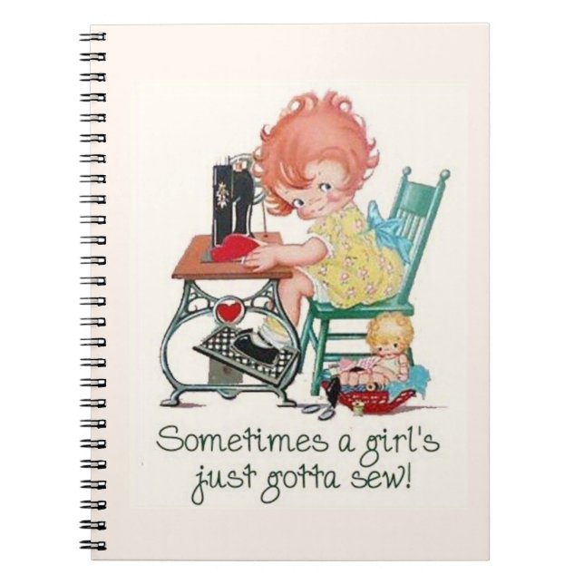 Cuaderno Diarios: Conseguir coser (Frente)