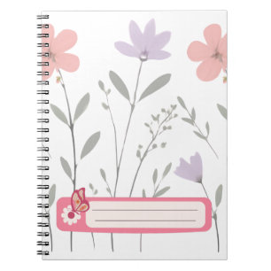 Cuaderno Diarios Florales Pastel Bloom para Adolescentes