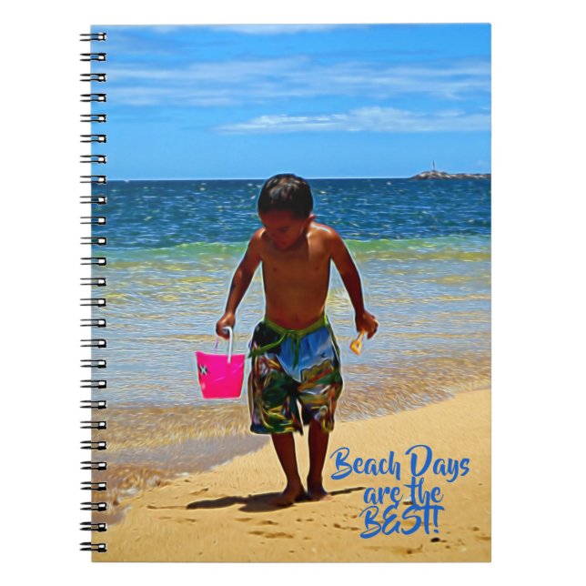 Cuaderno Días de la playa (Frente)