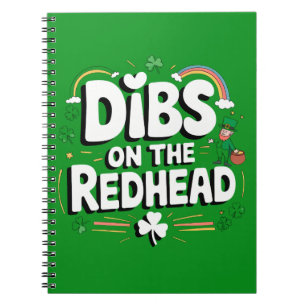 Cuaderno Dibs En La Pelirroja Divertido Día De San Patricio