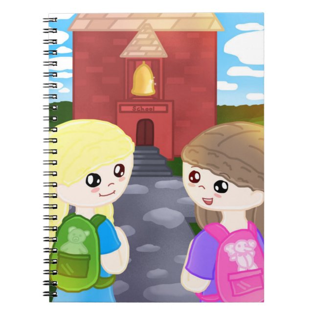 Cuaderno Dibujado a Mano para el Regreso a Clases (Frente)