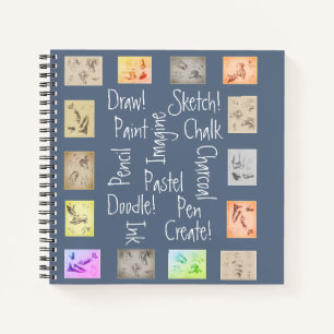 Cuaderno Dibujar, pintar, esbozar Personalizado de estudios