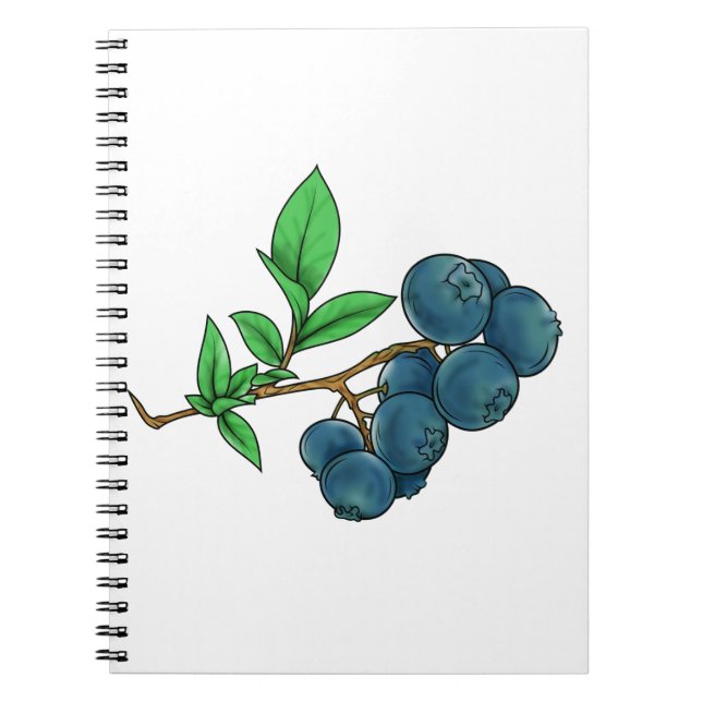 Cuaderno dibujo a base de arándanos (Frente)