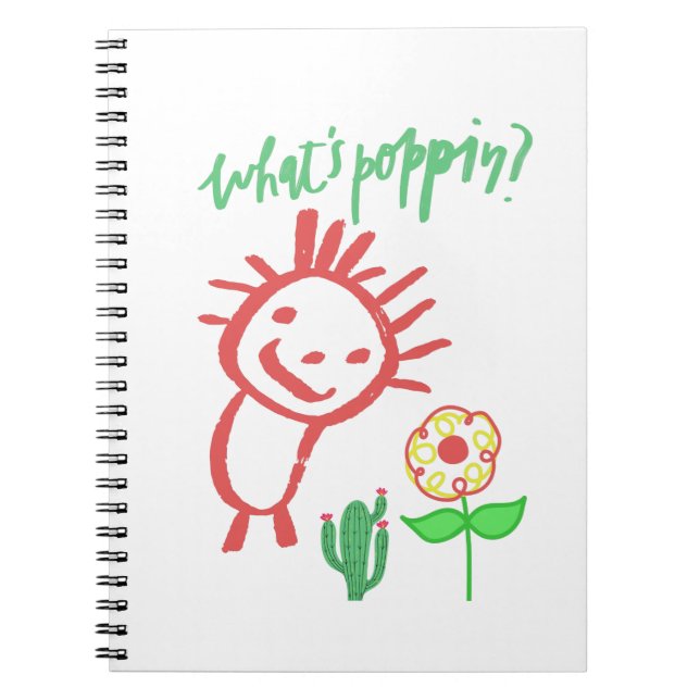 Cuaderno dibujo a mano de bebé  (Frente)