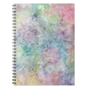 Cuaderno dibujo abstracto de la carta blanca de la acuarela